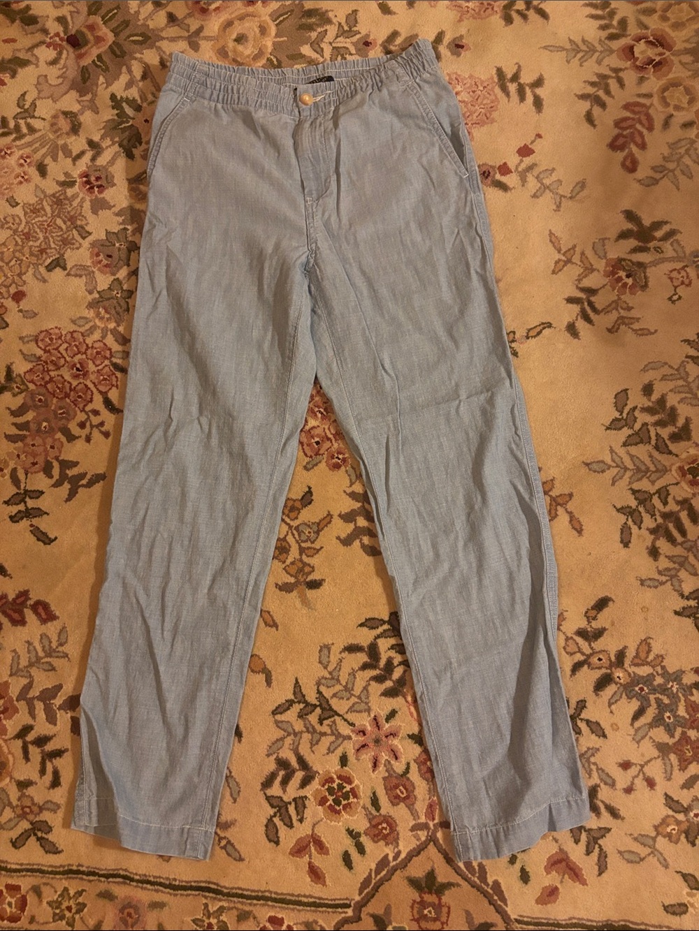 Polo by Ralph Lauren Light Blue Drawstring Pants